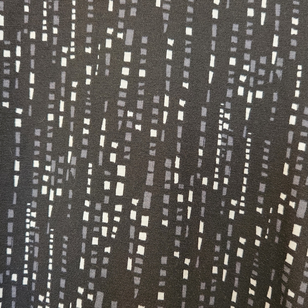 Black Printed Lularoe Carly Women's Dress - Picture 3 of 4